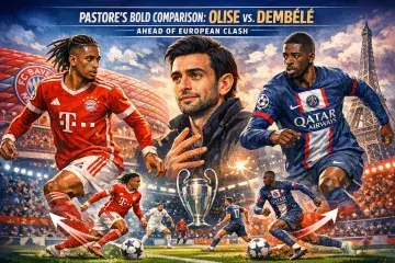 Pastore Draws Bold Comparison Between Olise and Dembélé Ahead of European Clash
